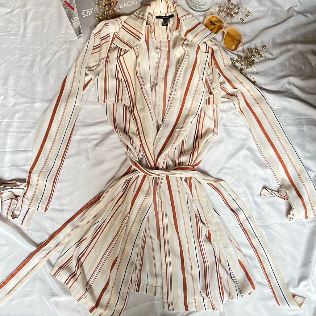 Patterned Silky Coat